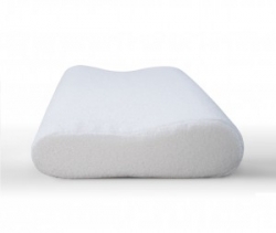 Ортопедическая подушка "Memory foam" (эргономичная, чехол: махра)